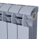 Радиатор биметаллический Global STYLE PLUS 500 6 секций боковое подключение серый 155269