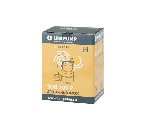 Насос дренажный UNIPUMP SUB 209 P 77522