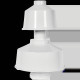 Оголовок с ветрозащитой ROMMER 60/100 мм алюминий белый RCA-6010-000334
