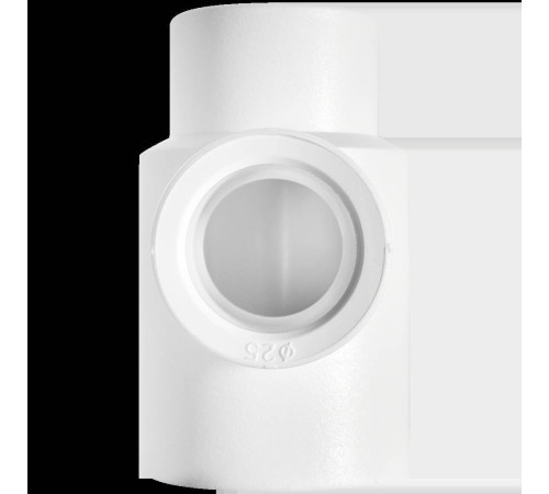 Тройник переходной Pro Aqua PP-R 32x25x25 мм белый PA14534P