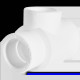 Тройник переходной Pro Aqua PP-R 32x25x25 мм белый PA14534P