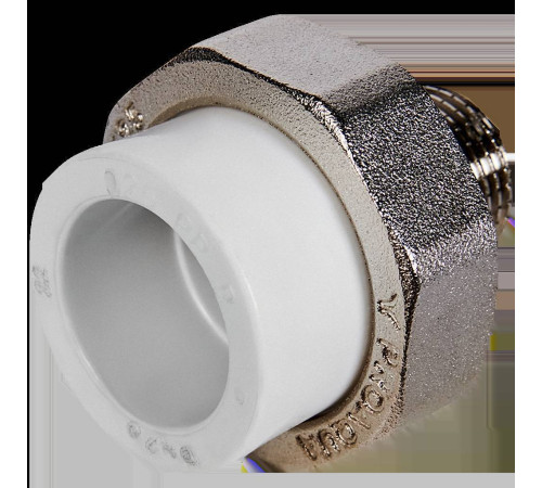 Муфта комбинированная разъемная Pro Aqua PP-R 25x1/2 НР Белая PA21012