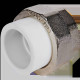 Муфта комбинированная разъемная Pro Aqua PP-R 32x1 1/4 ВР Белая PA20019
