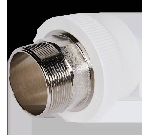 Муфта комбинированная Pro Aqua PP-R 63x2 под ключ НР белая PA23524P