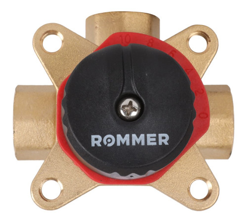 Клапан смесительный трехходовой ROMMER 1/2 Kvs 2.5 RVM-0003-002515