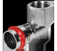 Угольник-переходник 90° ROMMER нержавеющая сталь 22 мм x 3/4 ВР RSS-0009-002234