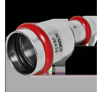 Муфта переходная прессовая ROMMER 28х15 мм нержавеющая сталь RSS-0018-002815