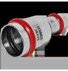 Муфта переходная прессовая ROMMER 28х15 мм нержавеющая сталь RSS-0018-002815