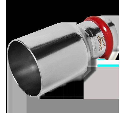 Муфта переходная ниппель-раструб ROMMER из нержавеющей стали пресс 54х35 мм RSS-0020-005435