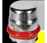 Заглушка прессовая ROMMER 35 мм нержавеющая сталь RSS-0025-000035