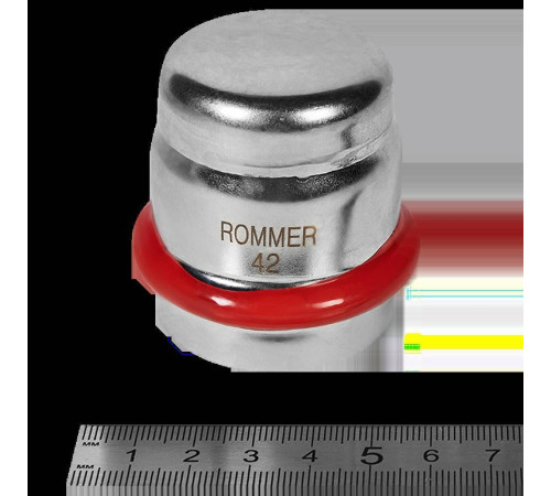 Заглушка прессовая ROMMER 42 мм нержавеющая сталь RSS-0025-000042