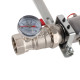 Коллектор из нержавеющей стали в сборе без расходомеров ROMMER 5 выходов RMS-3210-000005