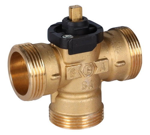 Клапан зональный 3-ходовой компактный STOUT SVM-0170 с сервоприводом 230 В кабель 1 м НР 1 1/4 SVM-0170-300132