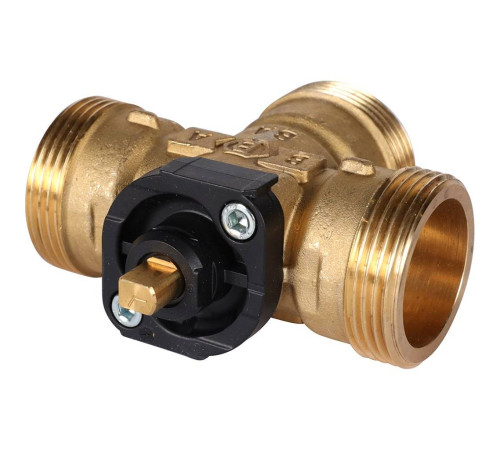 Клапан зональный 3-ходовой компактный STOUT SVM-0170 с сервоприводом 230 В кабель 1 м НР 1 1/4 SVM-0170-300132