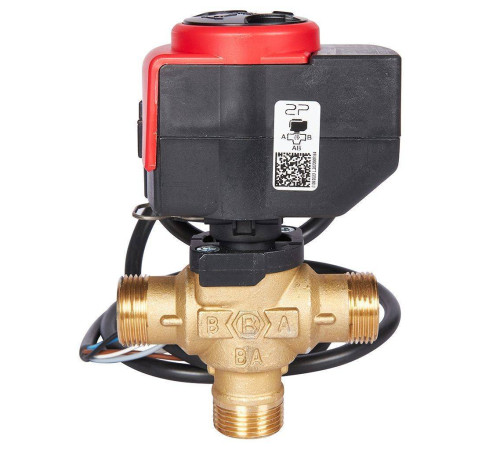 Клапан зональный 3-ходовой STOUT SVM-0170 с сервоприводом 230 В кабель 1 м НР 3/4 SVM-0170-300020