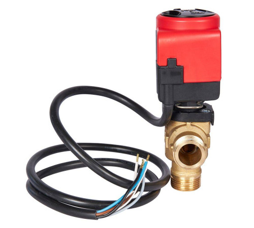 Клапан зональный 3-ходовой STOUT SVM-0170 с сервоприводом 230 В кабель 1 м НР 3/4 SVM-0170-300020