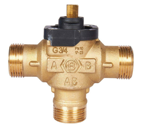 Клапан зональный 3-ходовой STOUT SVM-0170 с сервоприводом 230 В кабель 1 м НР 3/4 SVM-0170-300020