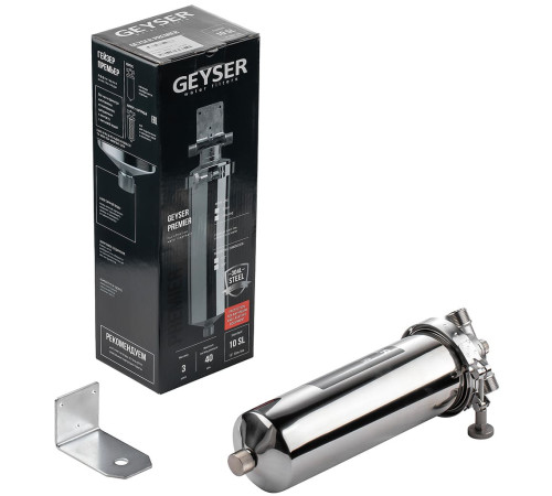 Корпус фильтра Гейзер Премьер 10SL 3/4 для горячей и холодной воды 50753