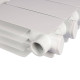 Радиатор алюминиевый Global VOX-R 200 12 секций боковое подключение VX02001012 RAL 9010
