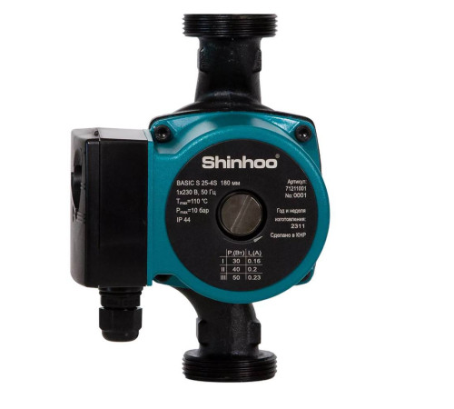 Циркуляционный насос Shinhoo BASIC S 25-6S 130 мм 71211007