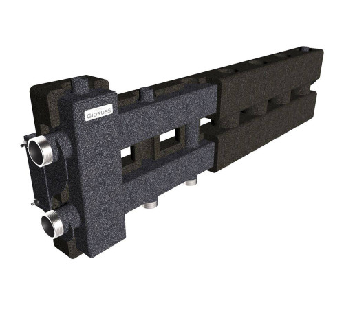 Балансировочный коллектор GIDRUSS BM-80-4D.EPP до 80 кВт 3+1 контура BM 8003T 23