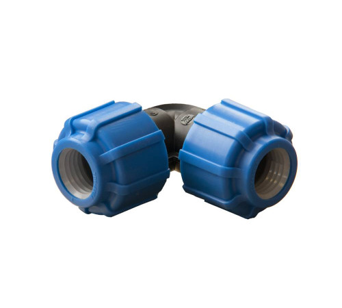 Отвод Политэк 20х90° 50040020