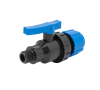 Кран шаровой компрессионный Политэк разъемный НР 20х1/2 553222012