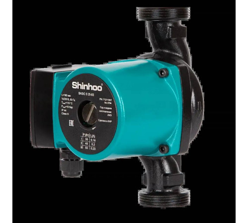 Циркуляционный насос Shinhoo BASIC S 15-6S 130 мм 1x230V 71211012