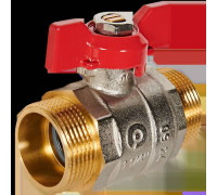 Кран шаровой ROMMER неполнопроходной НР/НР ручка бабочка 1 1/4 RBV-0007-2410232