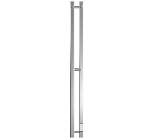 Полотенцесушитель электрический STOUT ROCK quadro 120х8 см полированный 2 опоры SHQ-R1Q0-012008