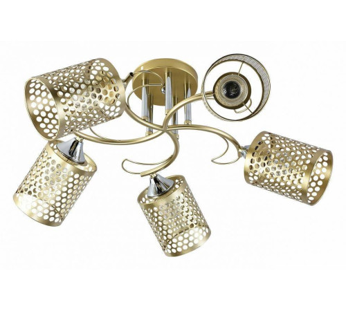 Потолочная люстра Reluce 01322-1 01322-0.3-05 MATT GOLD+CR