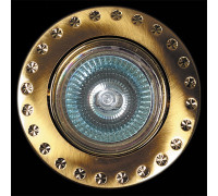 Встраиваемый светильник  03053-9.0-001AK MR16 SG+GD