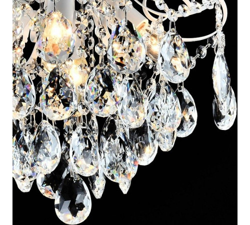 Люстра на штанге De Markt 04024-0.3-04 WH+SILVER PN+RGB