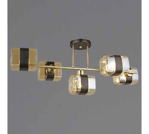 Люстра на штанге Reluce 04223 04223-0.3-05 AB+BK