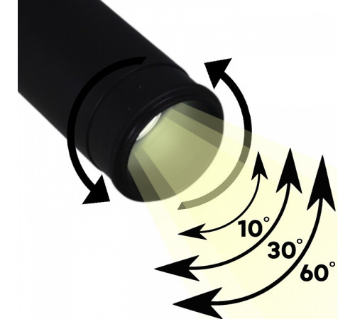 Светильник на штанге 06650-9.3-LED10/20/30W CCT BK