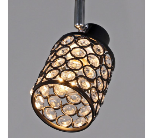 Спот De Markt Ракурс 4хGU10 черный хром 07503-0.8-04 BK+CR