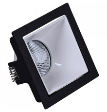 Встраиваемый светильник  16086-9.0-001PT MR16 BK+WT