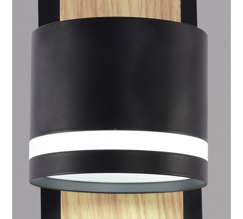 Бра De City 22540-0.2-01 BK+WOOD