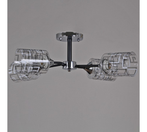 Люстра на штанге 26260-0.3-04 CR+BK