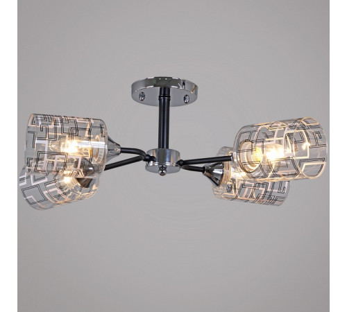 Люстра на штанге 26260-0.3-04 CR+BK