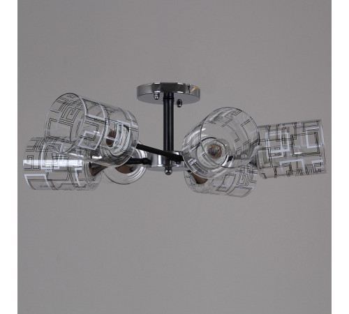 Люстра на штанге 26260-0.3-06 CR+BK