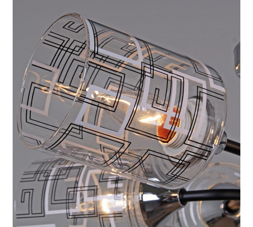 Люстра на штанге 26260-0.3-06 CR+BK