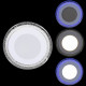 Встраиваемый светильник 34063-9.0-001QP LED6+3W BL