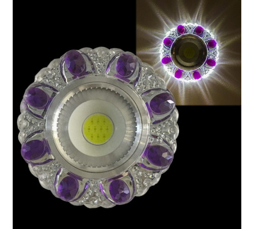 Встраиваемый светильник 42246-9.0-001PL MR16+LED3W CL/PP