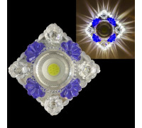 Встраиваемый светильник  42249-9.0-001PL MR16+LED3W CL/BL