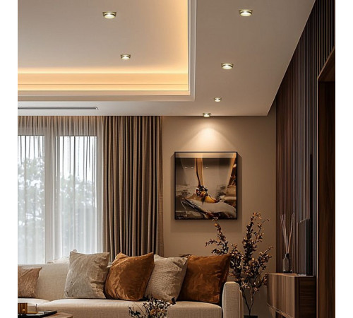 Светильник встраиваемый Ambrella light 53025-9.0-001LD GX53 GD
