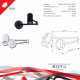 Бра Reluce 86208 1xGU10 черный 86208-9.2-001MN GU10 BK
