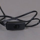 Настольная лампа декоративная Reluce черная 98474-0.7-01 BK
