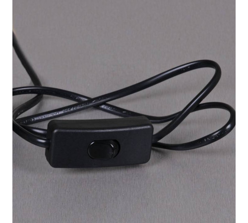 Настольная лампа декоративная Reluce черная 98474-0.7-01 BK