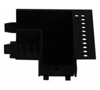 Соединитель угловой L-образный для треков встраиваемых Reluce  RL 06202 corner connector BK